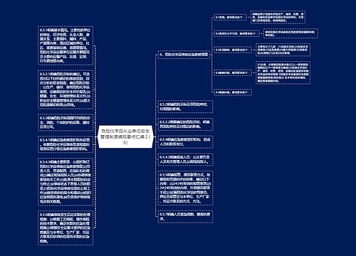 危险化学品从业单位安全管理制度编写要点汇编Ⅰ(6)