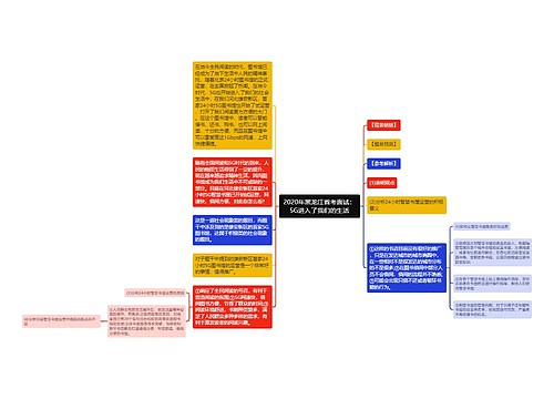 2020年黑龙江省考面试：5G进入了我们的生活