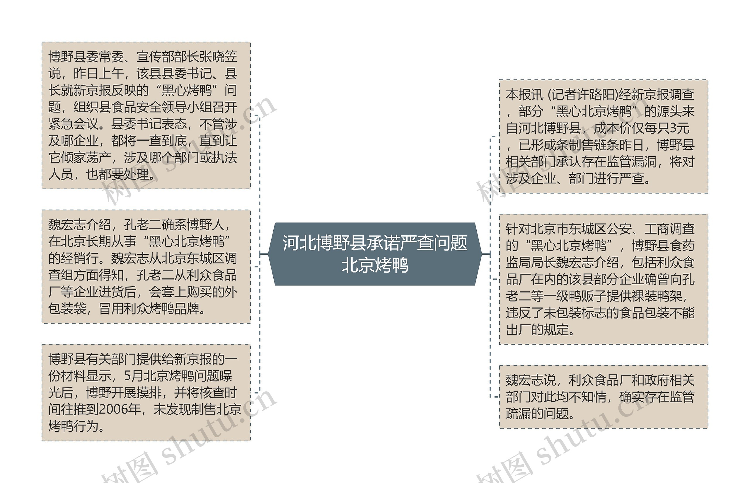 河北博野县承诺严查问题北京烤鸭思维导图