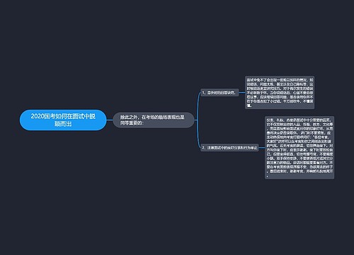 2020国考如何在面试中脱颖而出