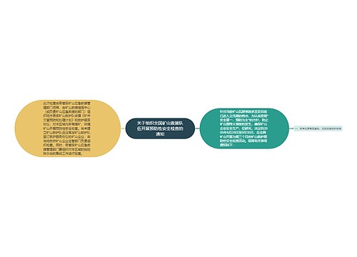 关于组织全国矿山救援队伍开展预防性安全检查的通知