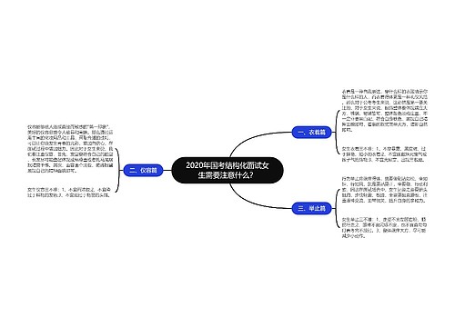 2020年国考结构化面试女生需要注意什么？