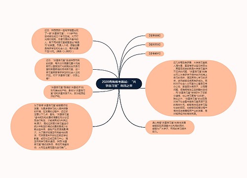 2020青海省考面试：“共享自习室”利民之举