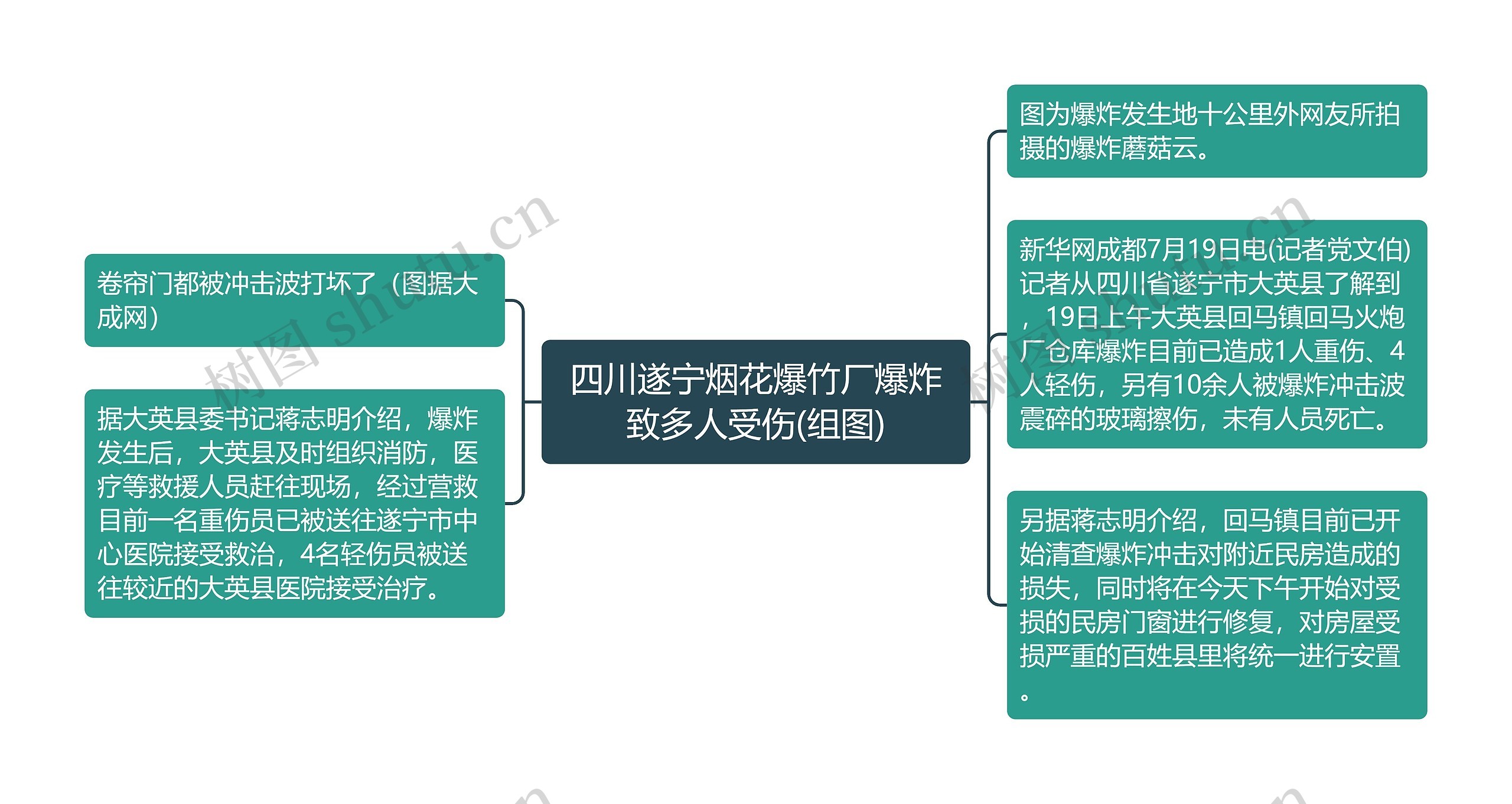 四川遂宁烟花爆竹厂爆炸致多人受伤(组图)