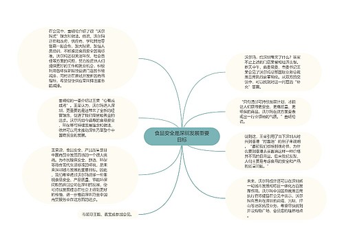 食品安全是深圳发展重要目标