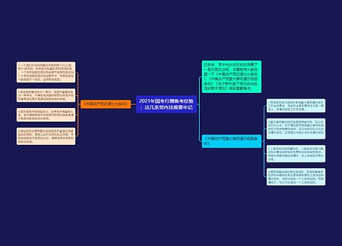 2021年国考行测备考经验:这几条党内法规要牢记 2021年国考行测备考经验:这几条党内法规要牢记