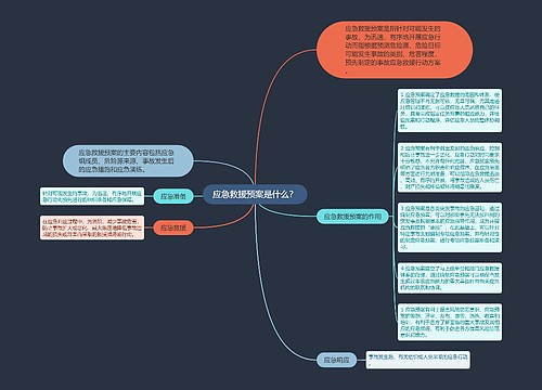 应急救援预案是什么？