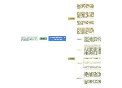 2020年国考面试每日一练：选择需要勇气