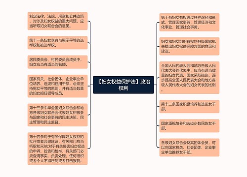 【妇女权益保护法】政治权利