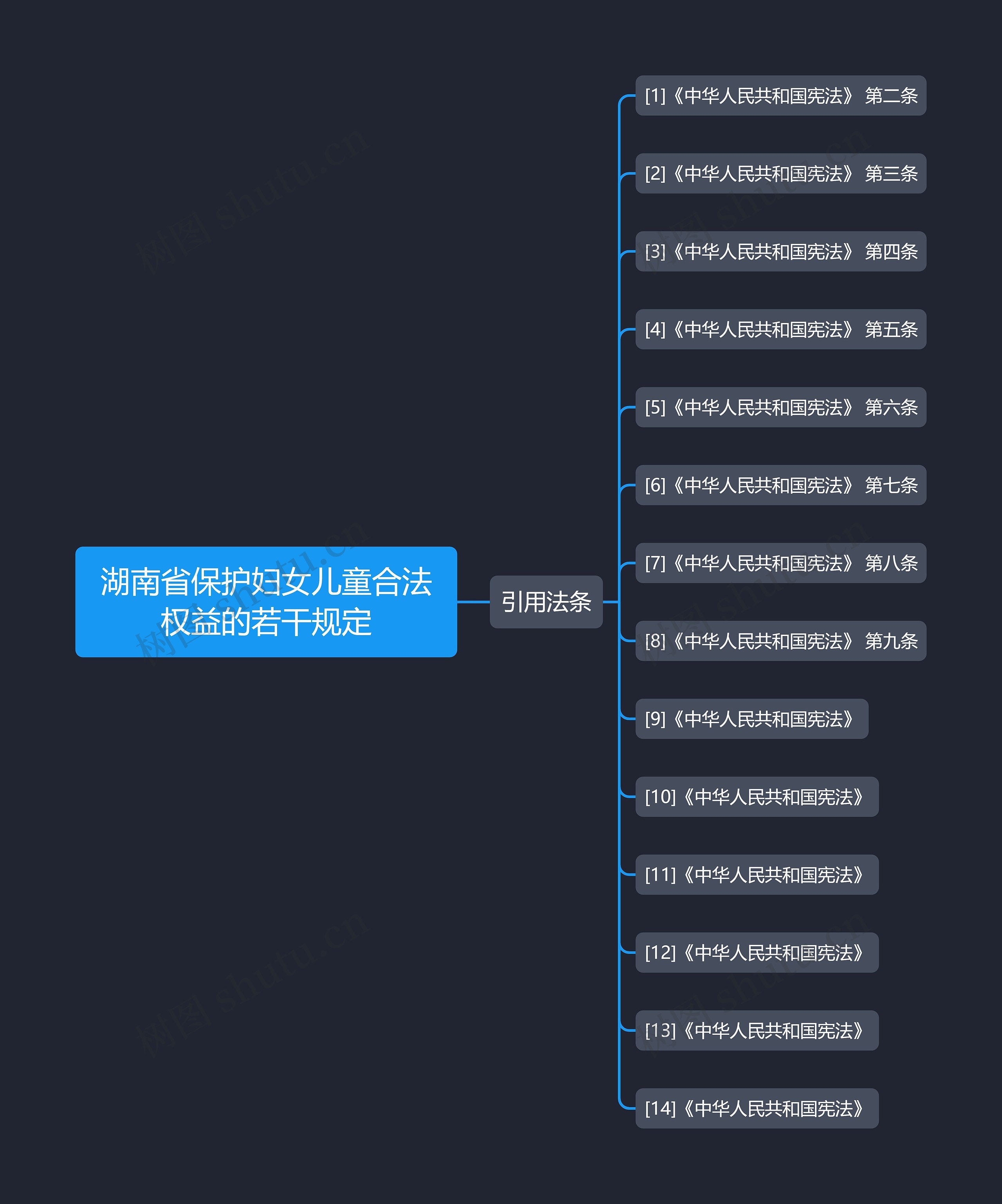 湖南省保护妇女儿童合法权益的若干规定思维导图