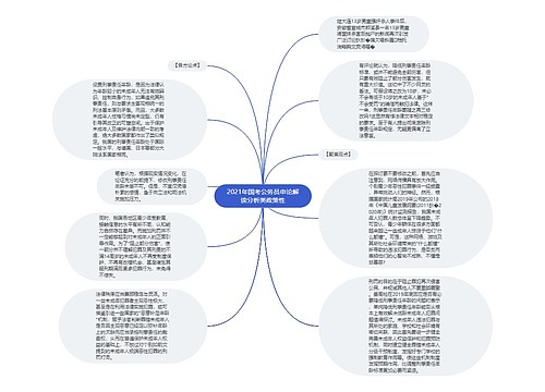 2021年国考公务员申论解读分析类政策性