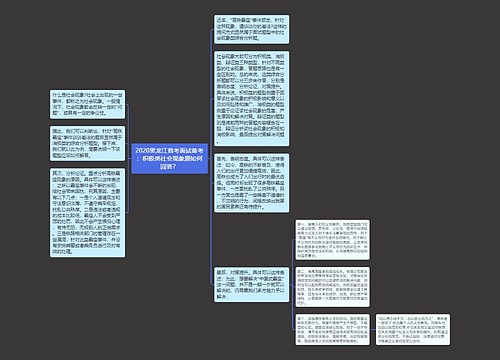 2020黑龙江省考面试备考：积极类社会现象题如何回答？