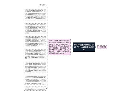 2020年国考面试热点：居家“云”考试需要诚信兜底