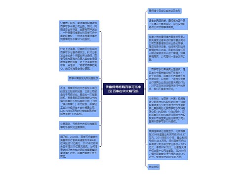 传康师傅将购百事可乐中国 百事在华大幅亏损