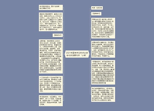 2021年国考申论热点之适老化改造要先拆“心墙”