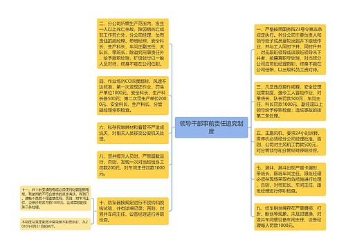 领导干部事前责任追究制度