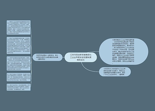 江苏丹阳创新举措确保化工企业专家安全检查制度落到实处