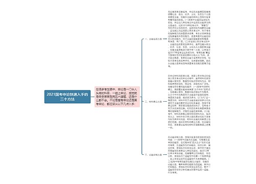 2021国考申论快速入手的三个方法