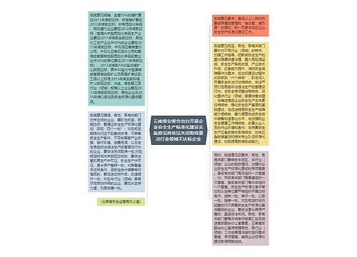 云南省安委会出台开展企业安全生产标准化建设实施意见将依法关闭取缔重点行业领域不达标企业