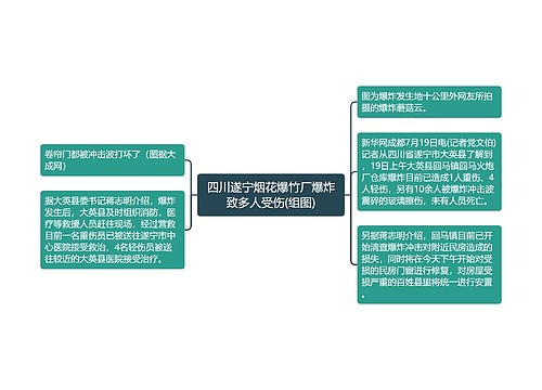 四川遂宁烟花爆竹厂爆炸致多人受伤(组图)