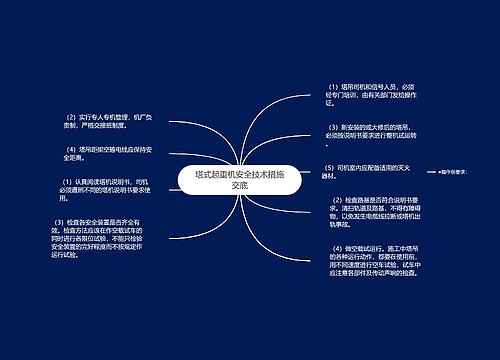 塔式起重机安全技术措施交底