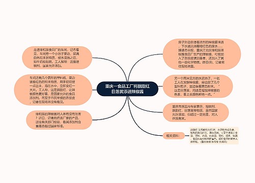 重庆一食品工厂将胭脂红日落黄添进辣椒酱