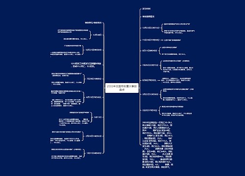 2003年全国特别重大事故盘点