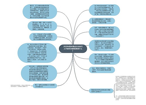 2020年国考面试方法技巧之开展培训都需要做什么？