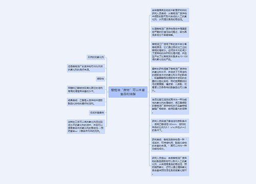 橄榄油“废物”可以丰富食品和油脂