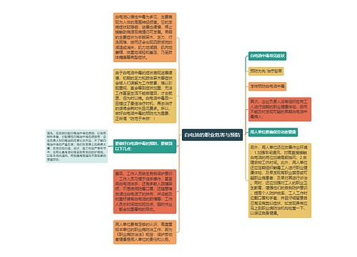 白电油的职业危害与预防