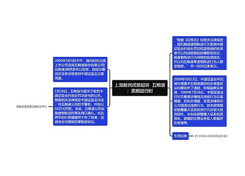 上海股民成都起诉  五粮液：索赔进行时