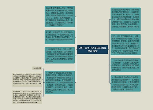 2021国考公务员申论写作备考范文