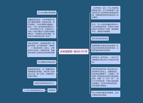 大米保质期一般为3-6个月