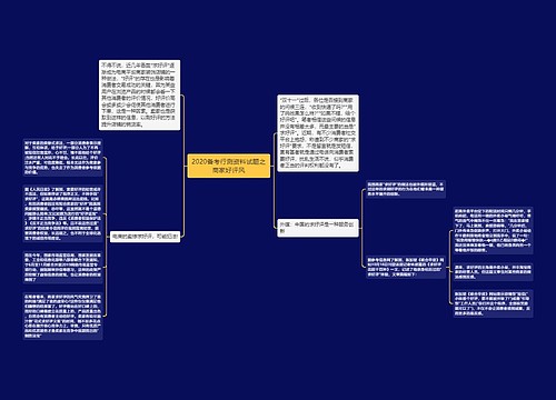 2020备考行测资料试题之商家好评风