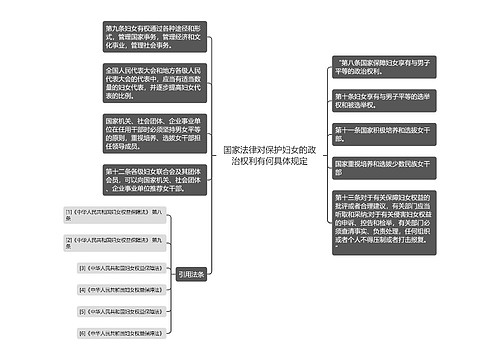 国家法律对保护妇女的政治权利有何具体规定