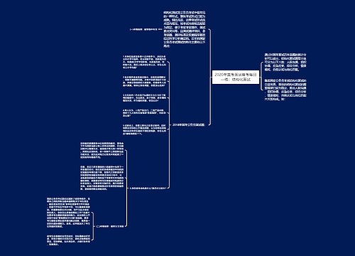 2020年国考面试备考每日一练：结构化面试