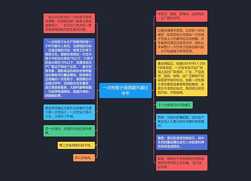 一次性筷子保质期不超过半年