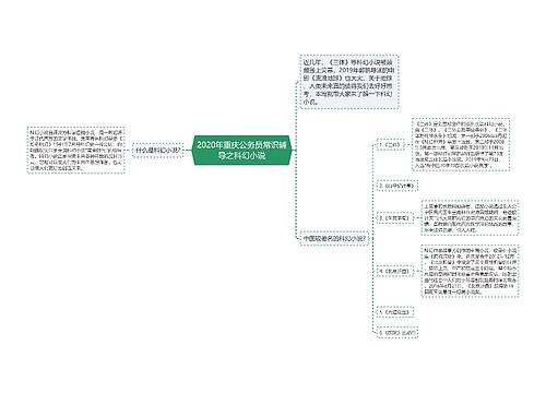 2020年重庆公务员常识辅导之科幻小说