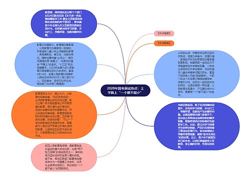 2020年国考面试热点：上学路上“一个都不能少”