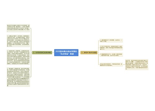 2020国考跳出面试答题的“亮点答案”陷阱