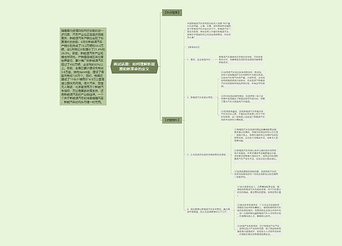 面试话题：如何理解新能源和新革命的定义