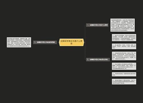 控辍保学责任书是什么意思