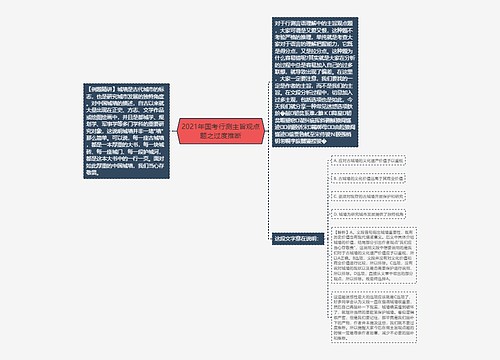 2021年国考行测主旨观点题之过度推断