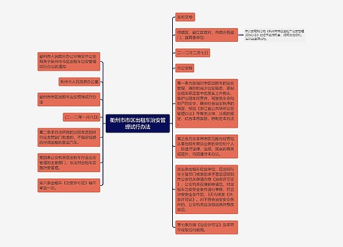 衢州市市区出租车治安管理试行办法