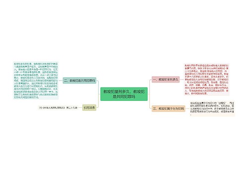 教唆犯量刑多久，教唆犯是共同犯罪吗