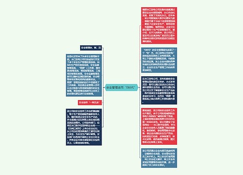 安全管理进而“E时代”