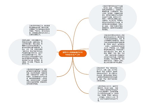 富阳市七项措施做好岁末年初安全生产工作