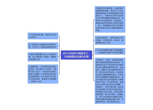 2021年国考行测备考之：行测削弱和加强中的最