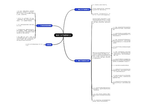 食品三无产品是指什么