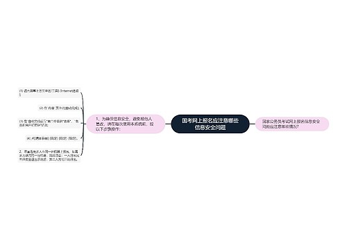 国考网上报名应注意哪些信息安全问题